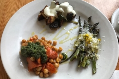 Wood fired vegetables