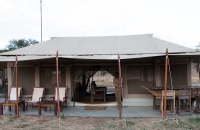 Dining area of the Acacia camp